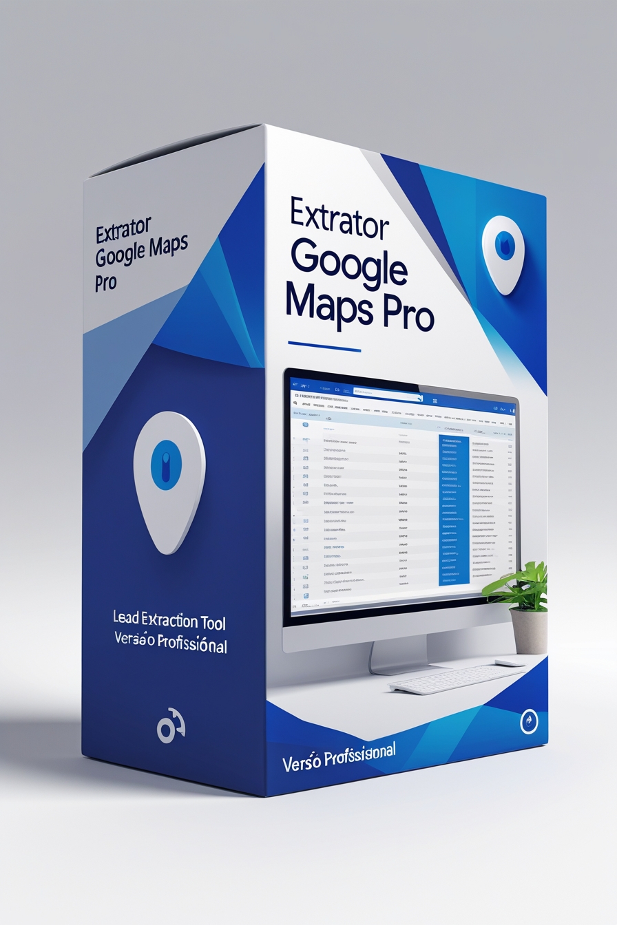 Extrator Google Maps Pro - Interface